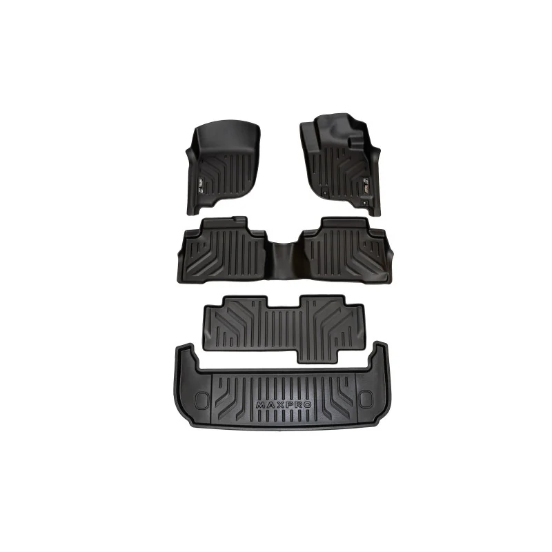 ROW 1, 2, 3 & CARGO FLOOR MATS (MITSUBISHI PAJERO SPORT 2016 on) - MAXLINER