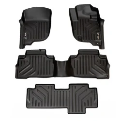 ROW 1, 2 & 3 ROW FLOOR MATS (NISSAN Y62 PATROL 2014 on) - MAXLINER