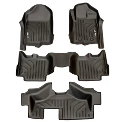 ROW 1, 2 & 3 FLOOR MATS (FORD EVEREST 2015 - 2022) - MAXLINER