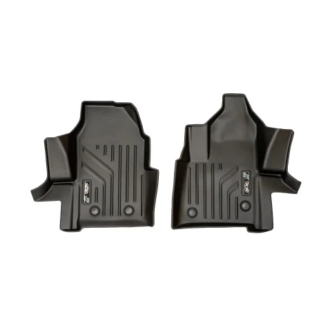 ROW 1 FLOOR MATS (FORD TRANSIT CUSTOM 2019 - 2022 AUTO TRANSMISSION ONLY) - MAXLINER ROW 1 FLOOR MATS (FORD TRANSIT CUSTOM 2019 - 2022 AUTO TRANSMISSION ONLY) - MAXLINER